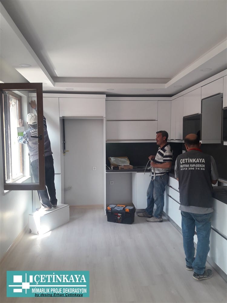 cankaya dekorasyon ev tadilati isleri mutfak dolabi