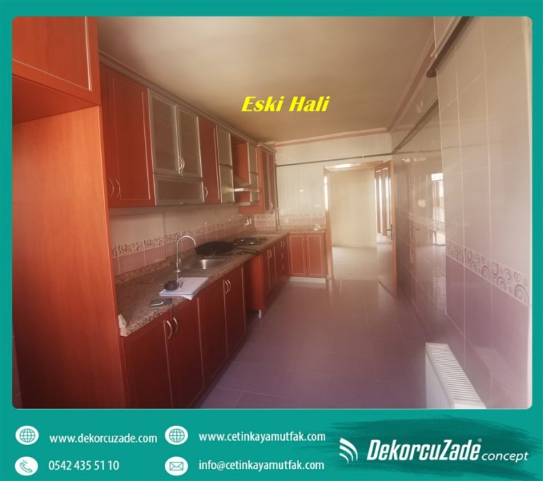 Keçiören ev tadilatı dekorasyon mutfak dolabı firması Ankara ev