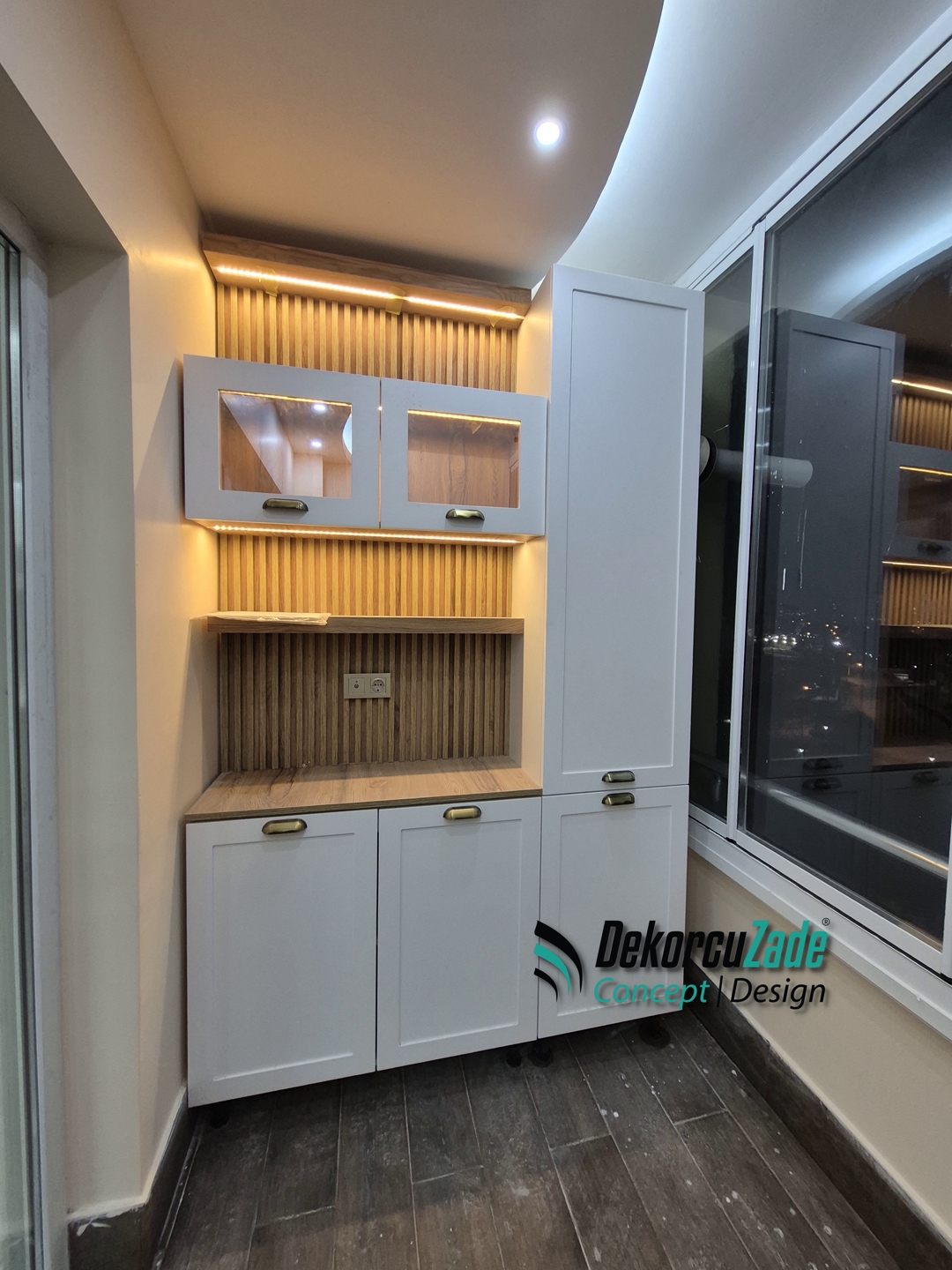 Ankara Vintage Mutfak Dolabı