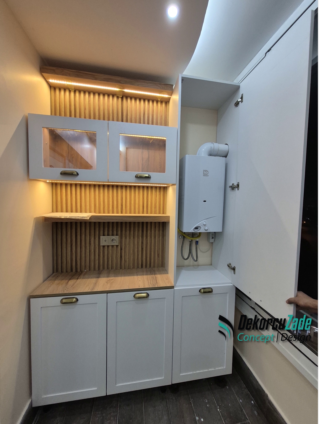 Ankara Vintage Mutfak Dolabı