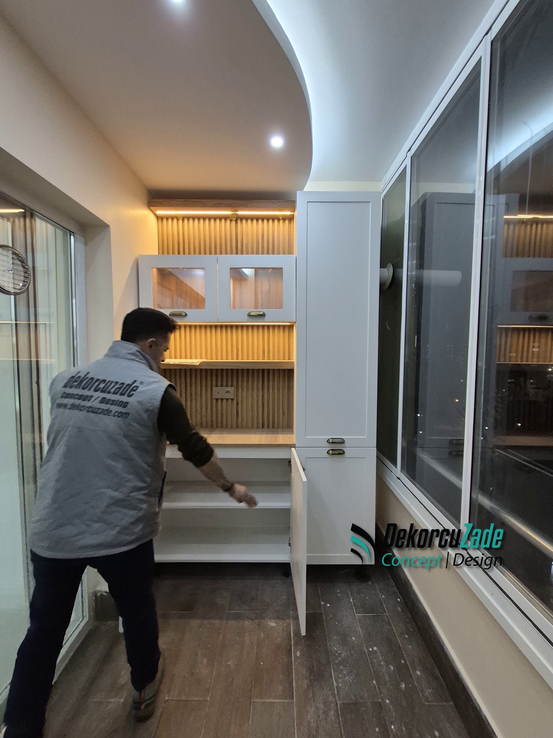 Ankara Vintage Mutfak Dolabı