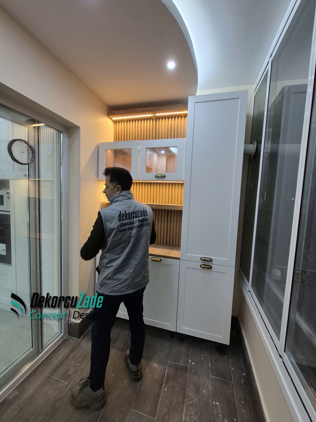 Ankara Vintage Mutfak Dolabı