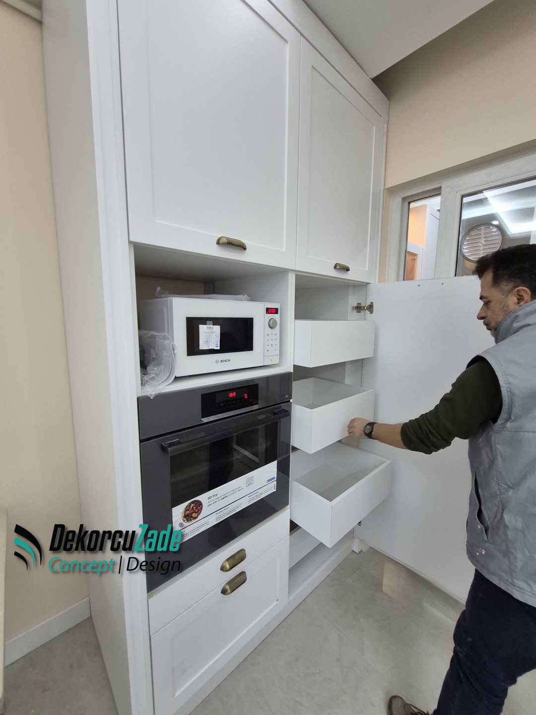 Ankara Vintage Mutfak Dolabı