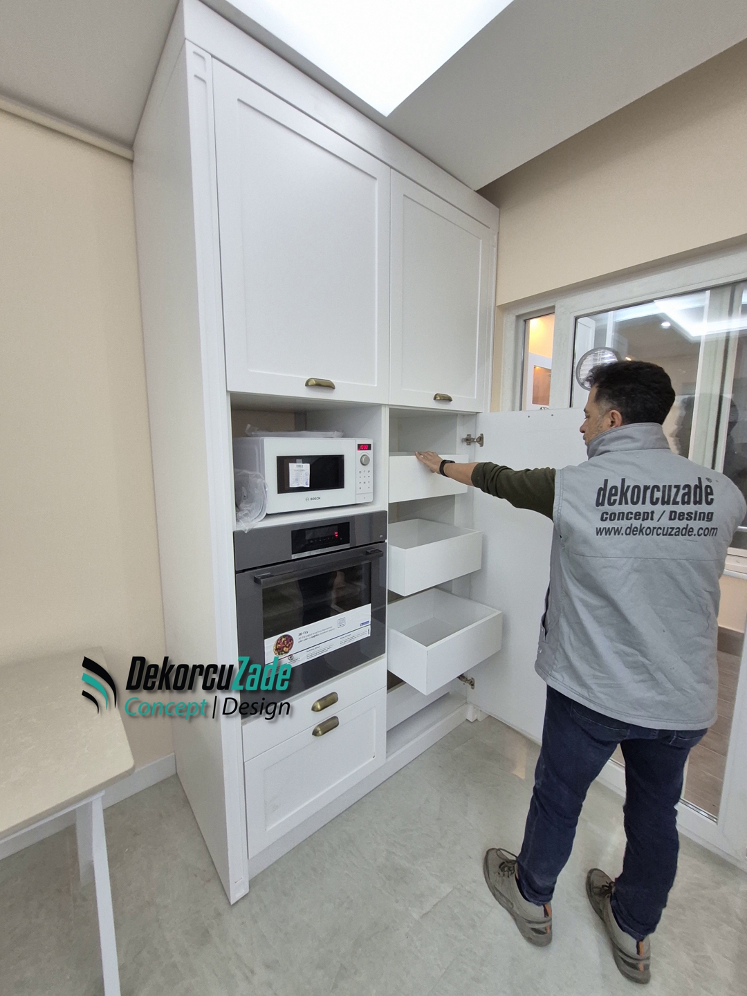 Ankara Vintage Mutfak Dolabı